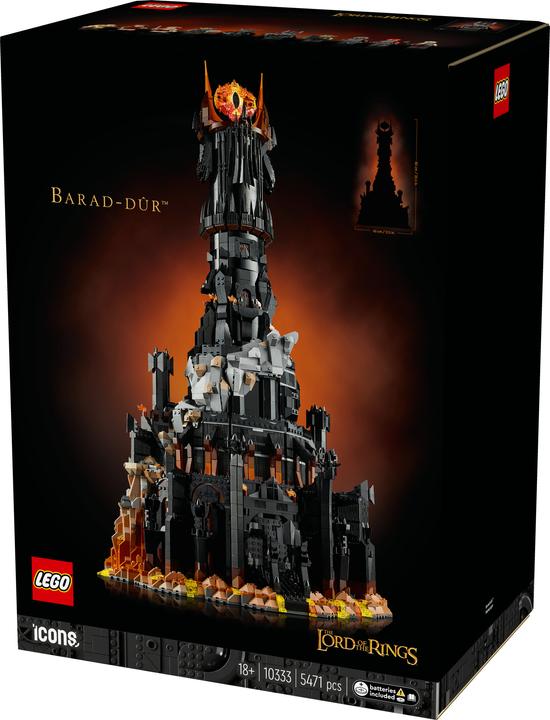 Actual product image LEGO The Lord of the Rings: Barad-dûr (10333, LEGO Icons, LEGO Rare Sets)