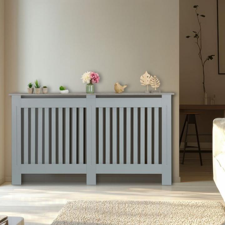 Actual product image Relaxdays HeizkÃ¶rperverkleidung mit Lamellen