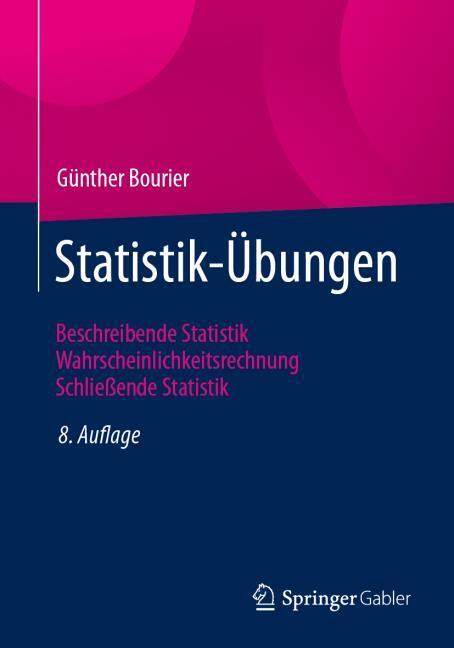 Produktbild Statistik-Übungen (Deutsch, Günther Bourier, 2024)