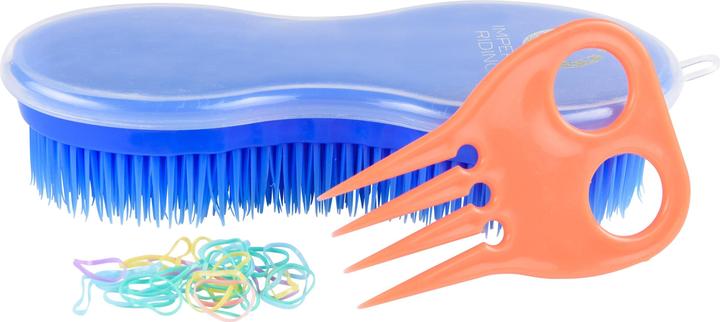 Immagine prodotto Imperial Riding Set di 3 bigodini per criniera ed elastici