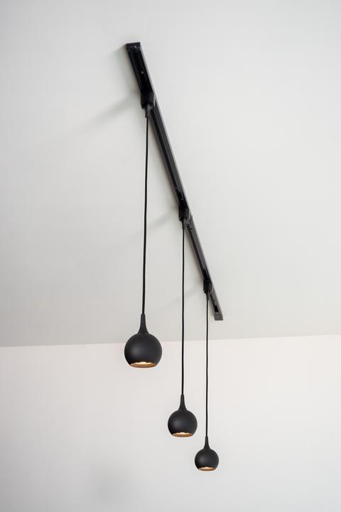 Immagine prodotto Lucide Pendente TRACK FAVORI - Sistema di binari - 1xGU10 - Nero 09956/01/30 (GU10)