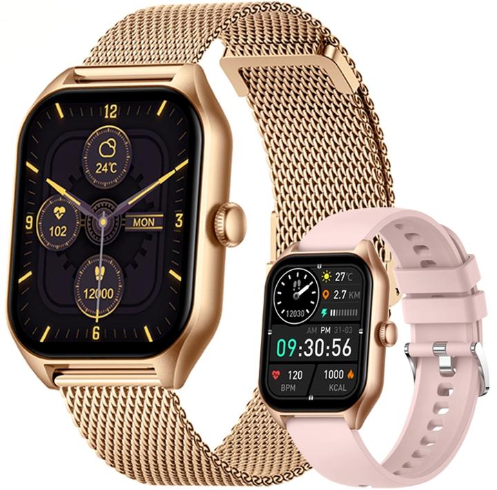 RNCF03-5 Damen Smartwatch Roségold Armband + Armband