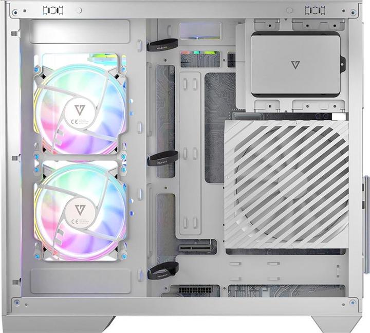 Immagine prodotto Modecom Vulcano Obudowa Panorama Apex ARGB 5F biała (AT-PANORAMA-5F-ARGB-20-000000-0002) (ATX, mATX, ITX)