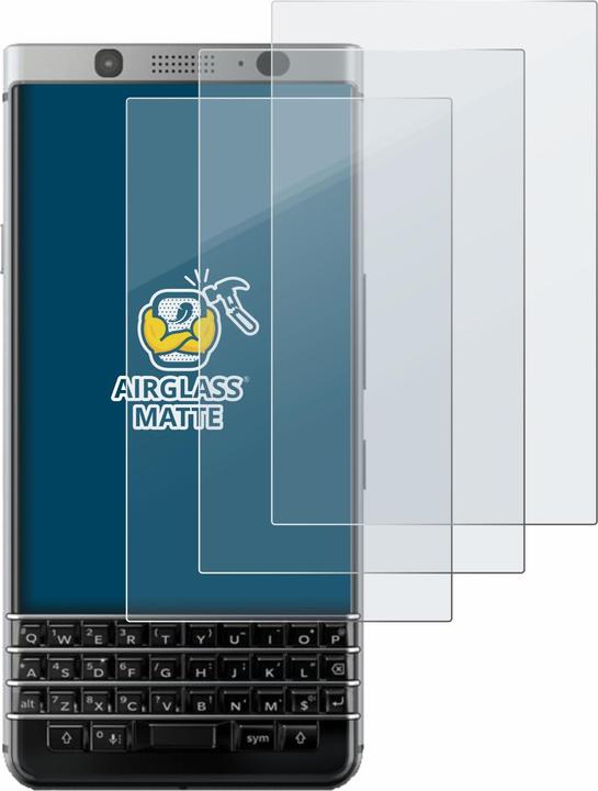 Produktbild BROTECT Schutzglas Schutzfolie Glas Folie Displayschutz matt (3 Stück, Blackberry KEYone)