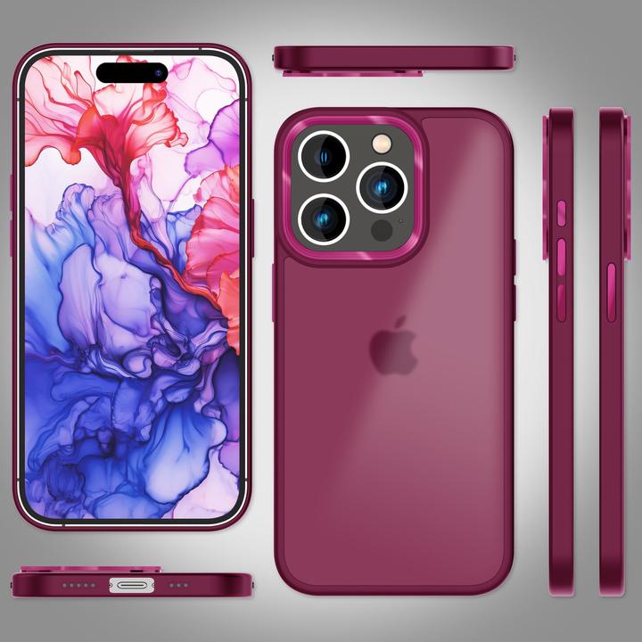 Image du produit Nalia Étui hybride Matt Transparent Frosted (Apple iPhone 15 Pro)