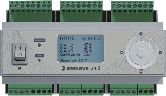 Euroster UNI2 controller 2 heating circuits - EUNI2