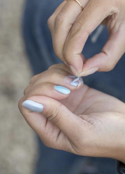 Immagine prodotto Namaki Kindernagellack - Blue silver (Argento blu, Smalto)