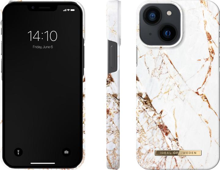 Produktbild iDeal Of Sweden Designer Hard-Cover Carrara Gold (Apple iPhone 13 mini)