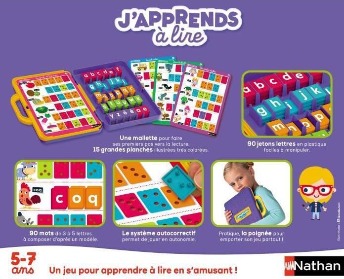 Produktbild Nathan J'apprends A lire (Französisch)