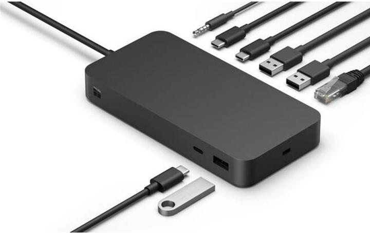 Actual product image Microsoft Surface Thunderbolt 4 Dock (Thunderbolt, 8 Ports)