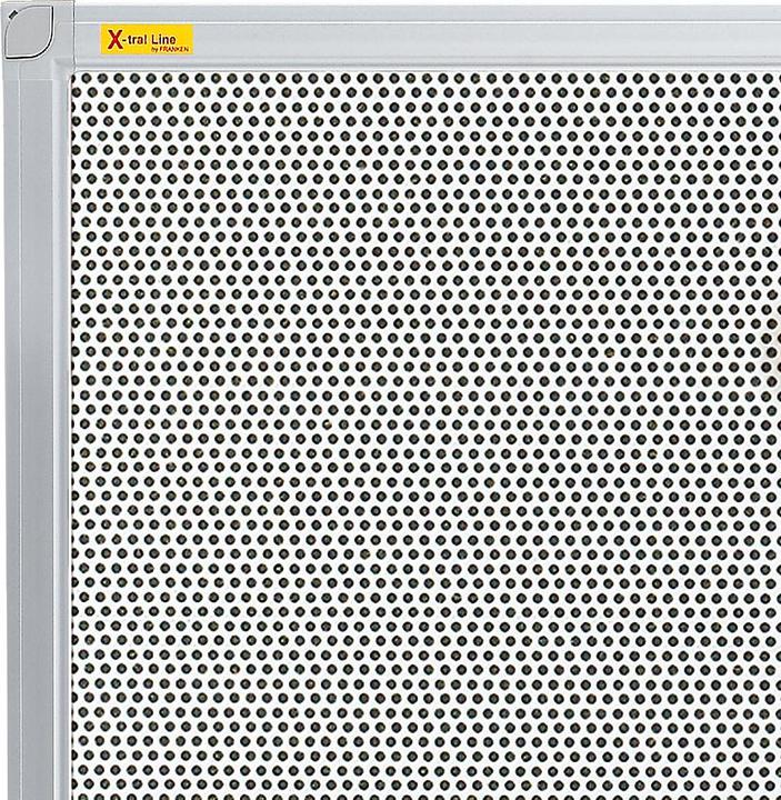 Actual product image Franken Notice Board X-tra!Line Textile with Metal Grid (Blackboard, 90 x 60 cm)