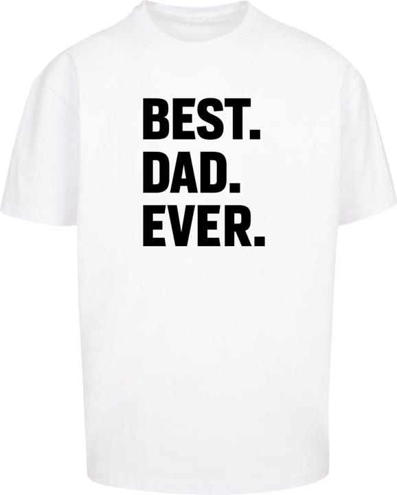 Actual product image Merchcode Fathers Day - Best Dad Ever Heavy Oversize Tee - 112961 (XL)