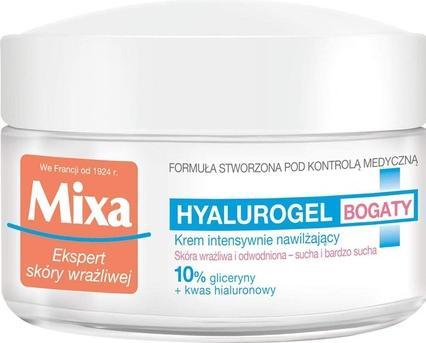 Mixa Hyalurogel Sensitive Skin Expert Intensive Moisturizing Cream 50ml (50 ml, Gesichtsgel, Tagescreme)