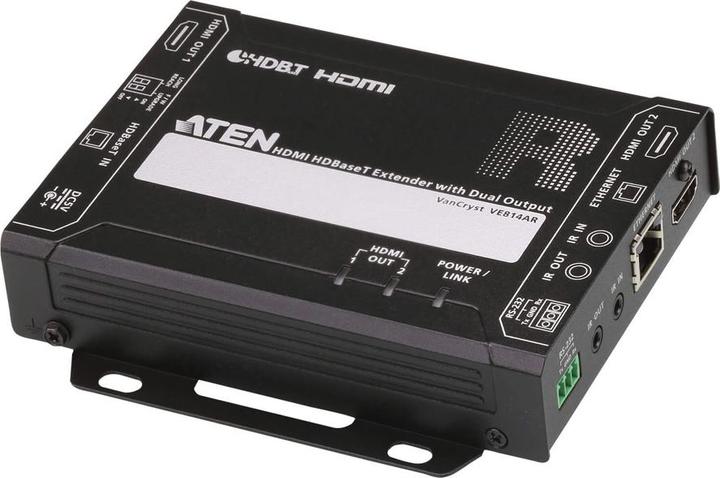 Productafbeelding Aten VE814A HDMI Extender, dubbel scherm, 4k bij 100m (Extender)