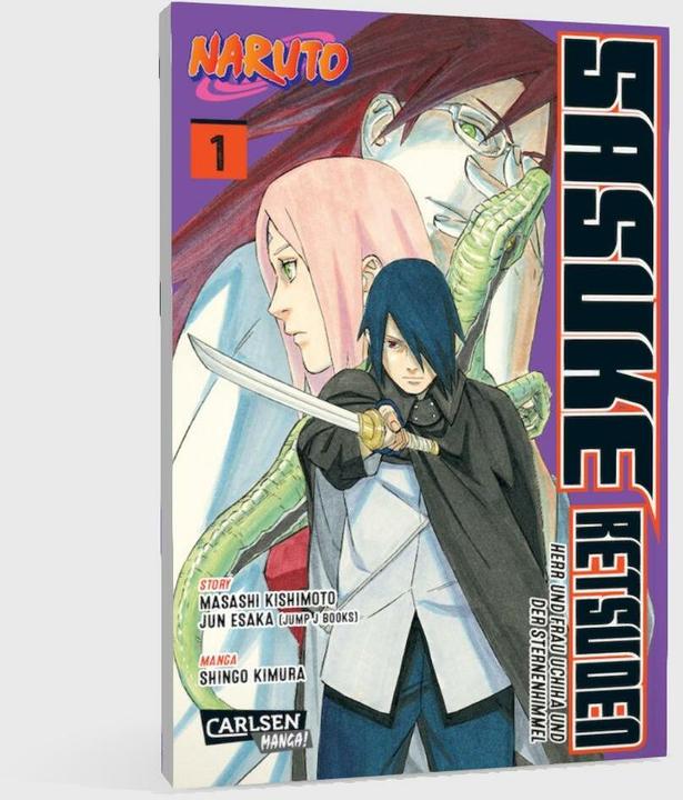 Immagine prodotto Naruto - Sasuke Retsuden: Herr und Frau Uchiha und der Sternenhimmel (Manga) 1 (Tedesco, Masashi Kishimoto, Jun Esaka, Miyuki Tsuji, Shingo Kimura, 2024)