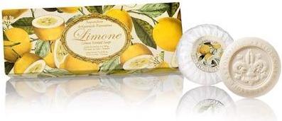 Actual product image Saponificio Artigianale Fiorentino Fiorentino Citrus Handmade Italian Soap Round 99.8g 3 Pack (Soap lotion)