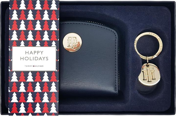 Actual product image Tommy Hilfiger TH Chic Med Wallet and Charm GP Space Blue