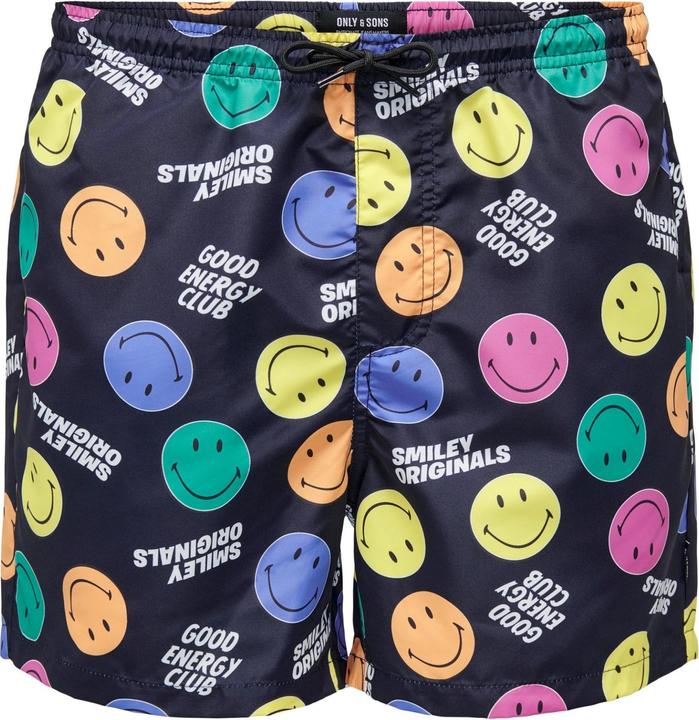 Only & Sons Onsted Life Swim Short Smiley Aop 5440