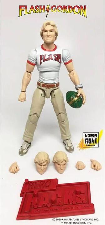 Image du produit Boss Fight Studio Flash Gordon Hero H.A.C.K.S. Figurine Flash Gordon with Lunchbox