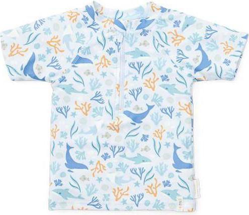 Produktbild Little Dutch Swim T-shirt short sleeves Ocean Dreams Blue - 74/80 (74)