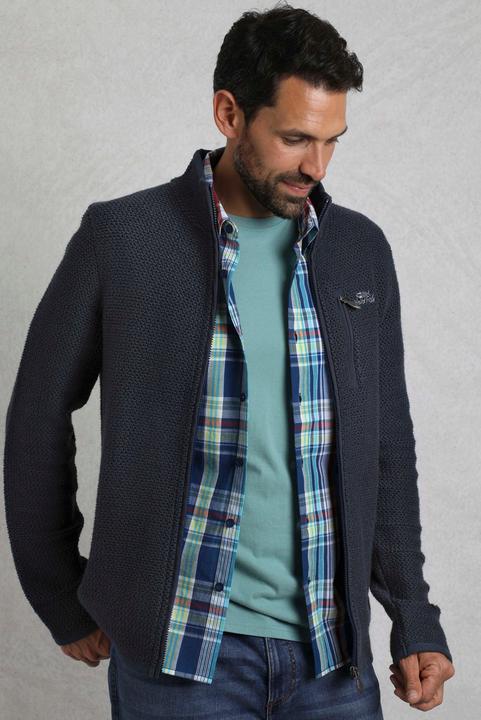 Actual product image Weird Fish Mens Transom Zip Macaroni Eco Friendly Jacket (L)