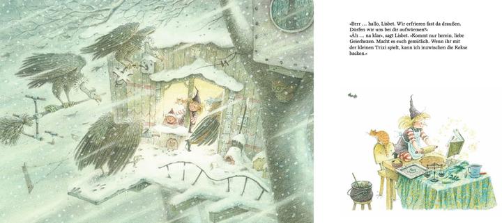 Produktbild Die kleine Hexe feiert Weihnachten (Deutsch, Lieve Baeten, 2001)