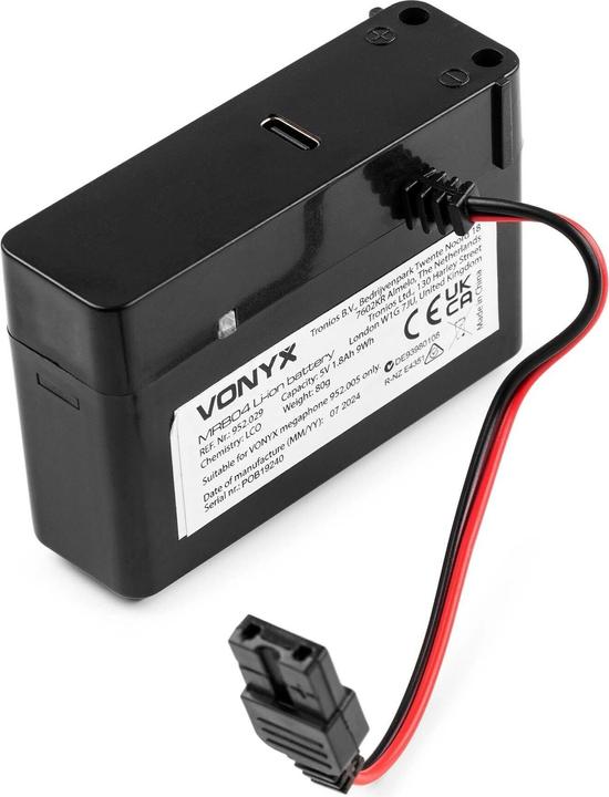 Immagine prodotto Vonyx Akku Pack MRB04, Zubehörtyp Lautsprecher: Akku (Megafono)