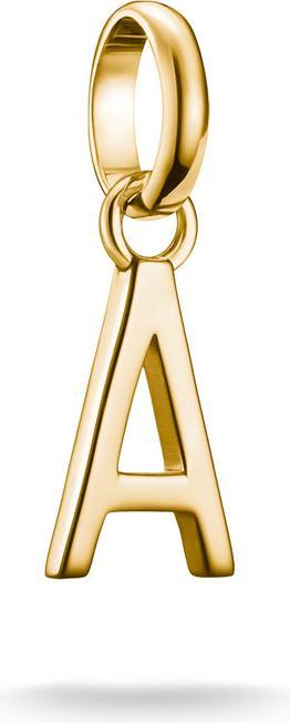 Immagine prodotto Thomas Sabo Charm-Anhänger Buchstabe A Connect vergoldet (Argento 925)