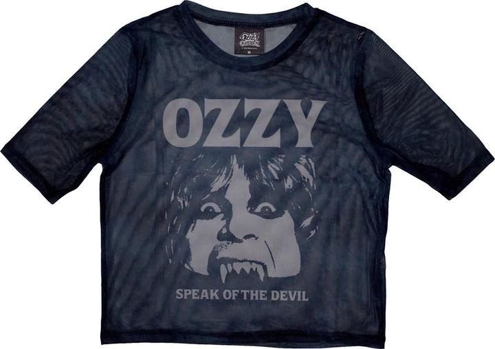 Immagine prodotto Ozzy Osbourne Speak Of The Devil Netzgewebe Crop Top (Girlie) (XS)