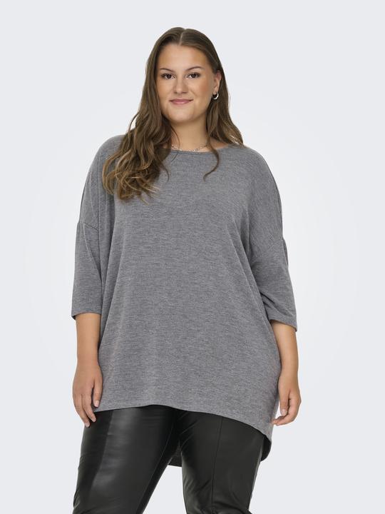 Actual product image Only Loose-fitting curvy top with 3/4-length sleeves Top (S)