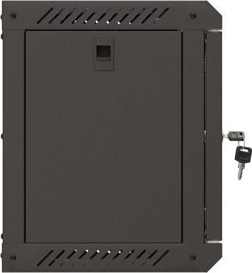 Produktbild Lanberg Szafa Instalacyjna Rack Wisząca 10 6u 300x300 Czarna Drzwi Przeszklone (Flat Pack) (6 HE, 10 Zoll Rack)