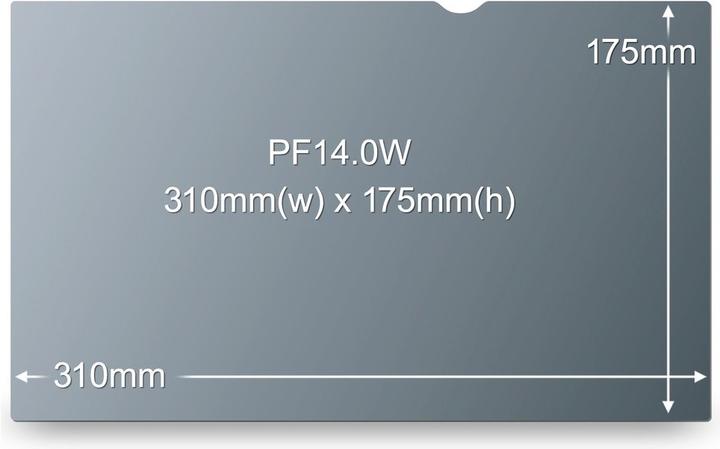 Actual product image 3M Pf140w9b (14", 16 : 9)