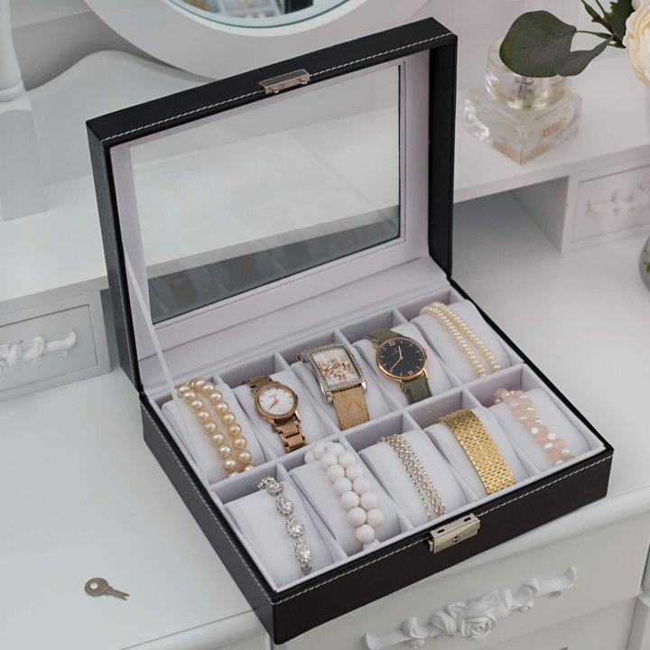 Actual product image tectake Uhrenbox