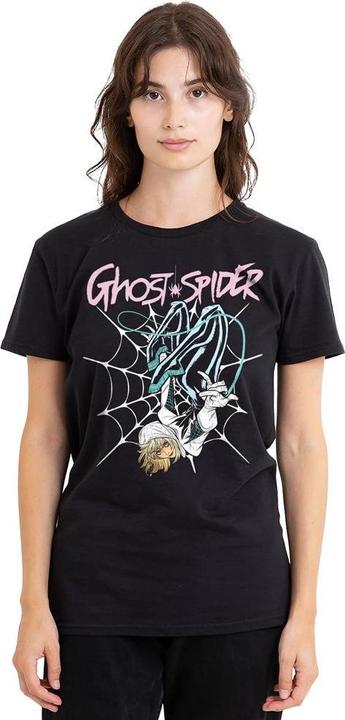 Immagine prodotto Spiderman Maglietta Ragno Fantasma Rete di Neon Adulto Unisex (S)
