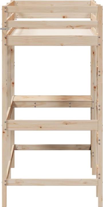 Image du produit VidaXL Lit superposé avec bureau (75 x 190 cm)