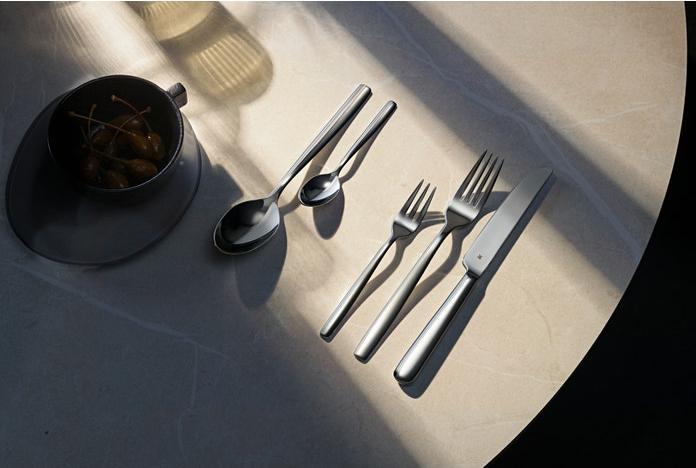 Produktbild WMF Besteck Besteckset 6 Personen Palma 30tlg Monobloc-Messer Edelstahl poliert (30 Stück, Besteck Set)