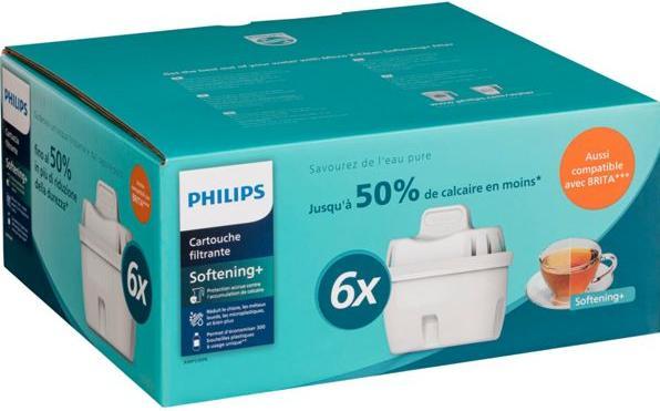 Produktbild Philips AWP230P6/31 Wasserfilterkartuschen Softening+ 6-pack (6 x)