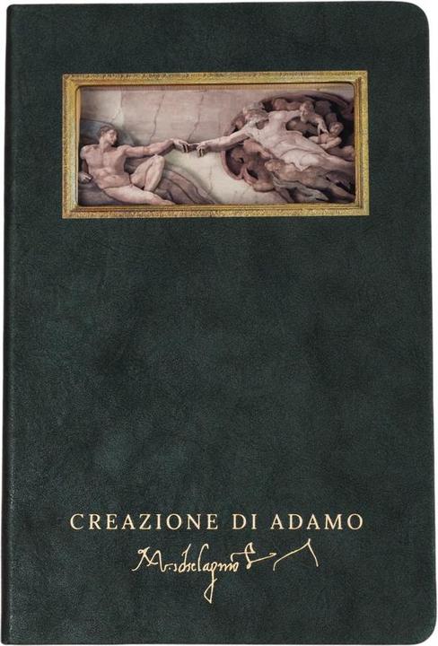 Produktbild Cartartem Michelangelo "Creation of Adam" - 3D Notizbuch (Blanko, Harter Einband)