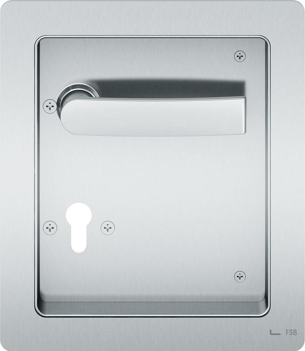 FSB FSBGym cover 77 7952 - 200 x 230, right, PZ 72, VK 9, stainless steel (Door set)