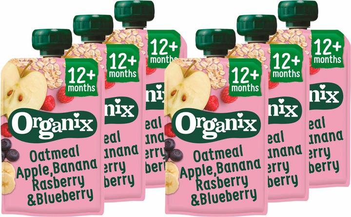 Image du produit Organix Framboise, myrtille & flocons d'avoine (100 g)