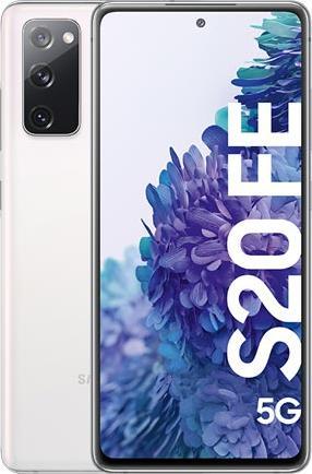 Actual product image Samsung Galaxy S20 FE 5G EU (128 GB, Cloud white, 6.50", Dual SIM, 12 Mpx, 5G)