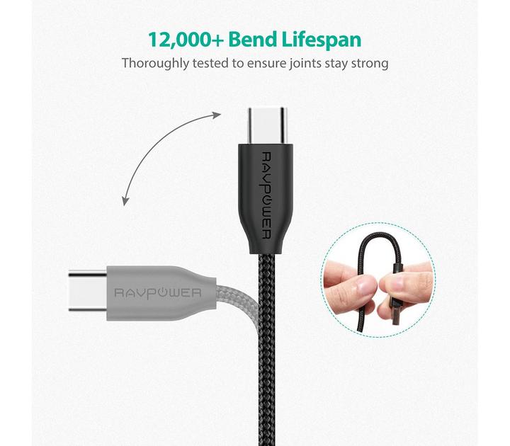 Image du produit RAVPower Câble USB-C (0.10 m)