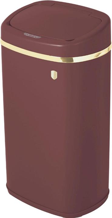 Produktbild BerlingerHaus Design Abfalleimer aus Metall, mit Sensor, 58l, bordeaux (58 l)