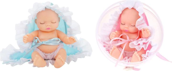 Actual product image Toi-Toys Baby Beau baby doll in ball, 12 cm