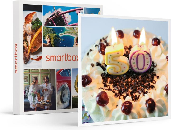 Image du produit Smartbox Coffret anniversaire 50 ans : séjour, souper, aventure ou relaxation (2 pers.)