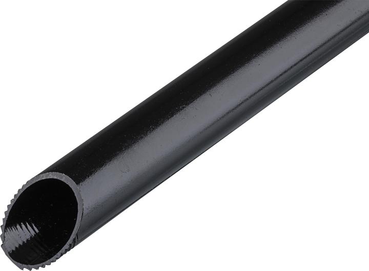 Produktbild Fränkische Rohrwerke Stahlpanzer-Rohr Gewinde- schwarz lackiert M50 (300 cm)
