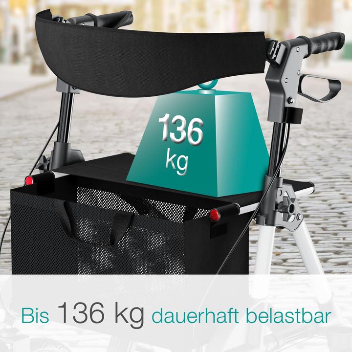 Image du produit Aktivshop Rollator d'extérieur à pneus gonflables Confort