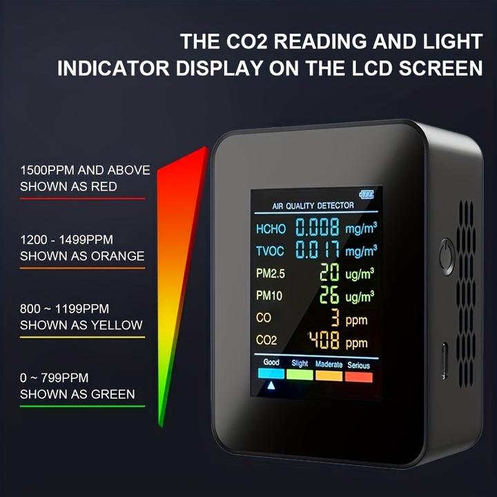 Image du produit PhoneLook Moniteur de qualité de l'air 6 en 1