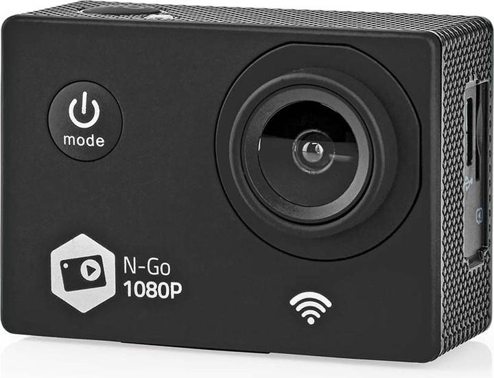 Produktbild Nedis Action Cam 1080p@30fps 12 MPixel Wasserdicht bis: 30.0 m 90 min WLAN App erhältlich für: Andro (30p, WLAN)