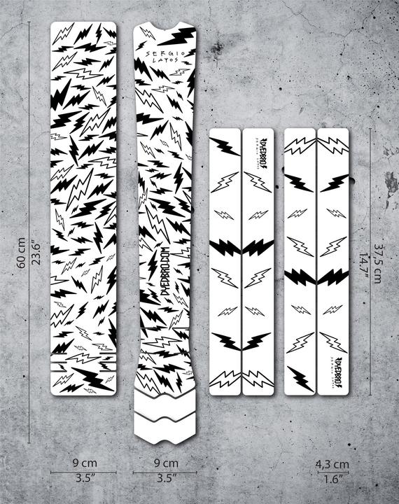 Actual product image Dyedbro Frame Protection Kit - Sergio Layos BMX Signature Edition
